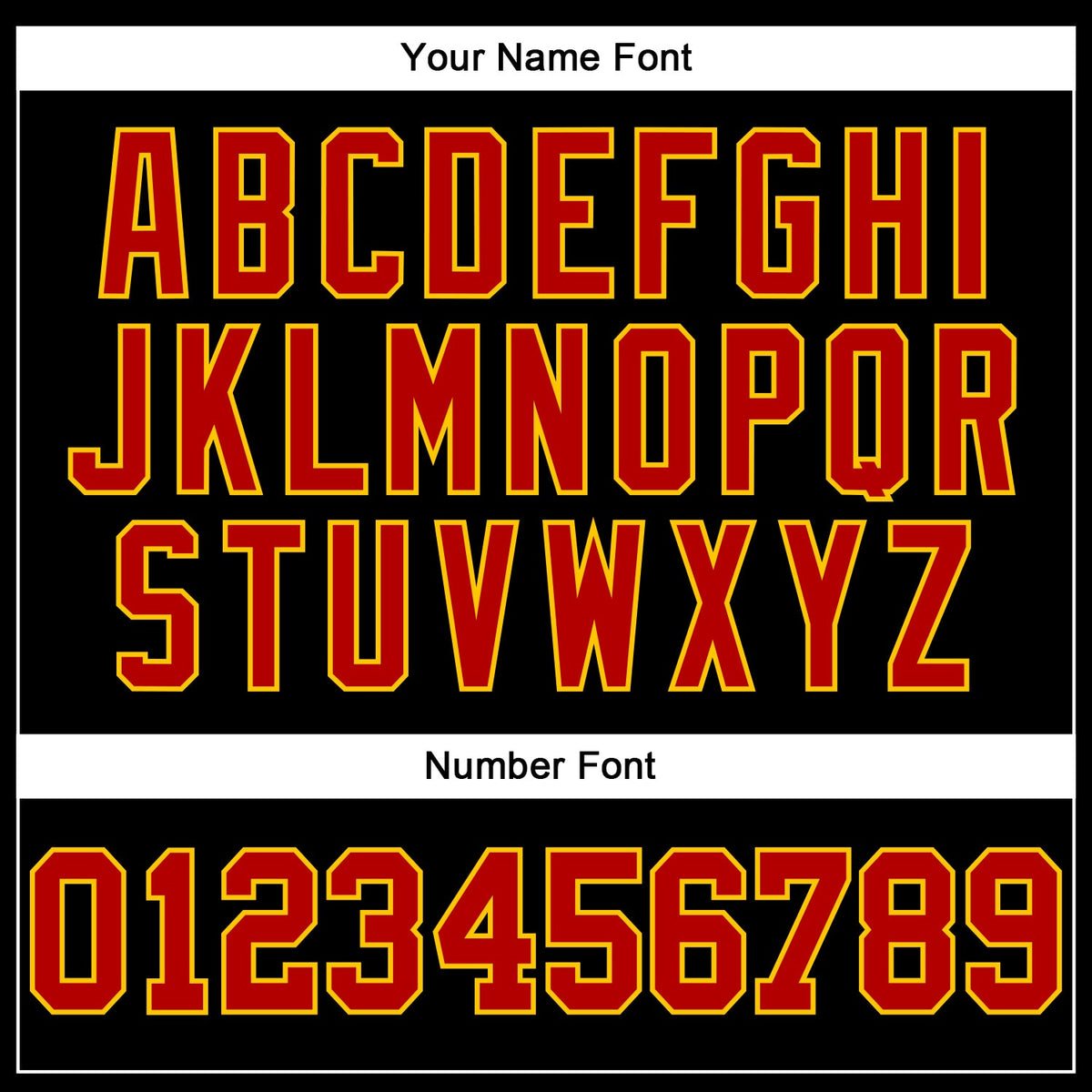 Custom Black Red-Yellow Authentic Football Jersey