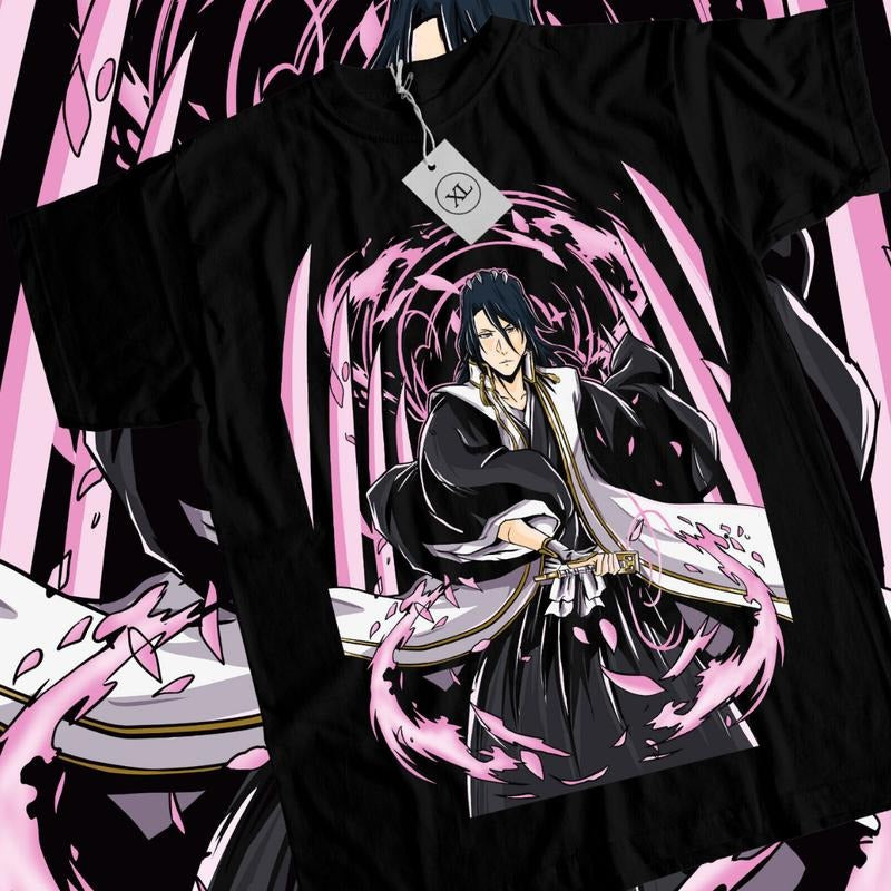 Bleach Anime & Byakuya Kuchiki Anime Manga Lover Ball Cotton T-Shirts