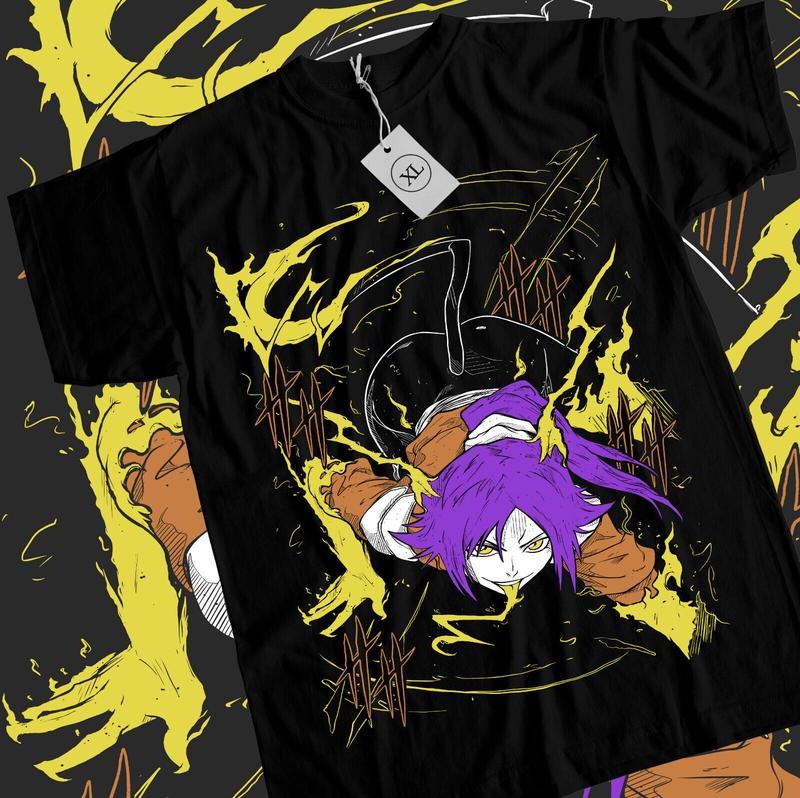 Bleach S 4XL Ichigo Kurosaki Bankai Kuros Girl Kawaii Waifu Shirt S 4XL T-Shirts