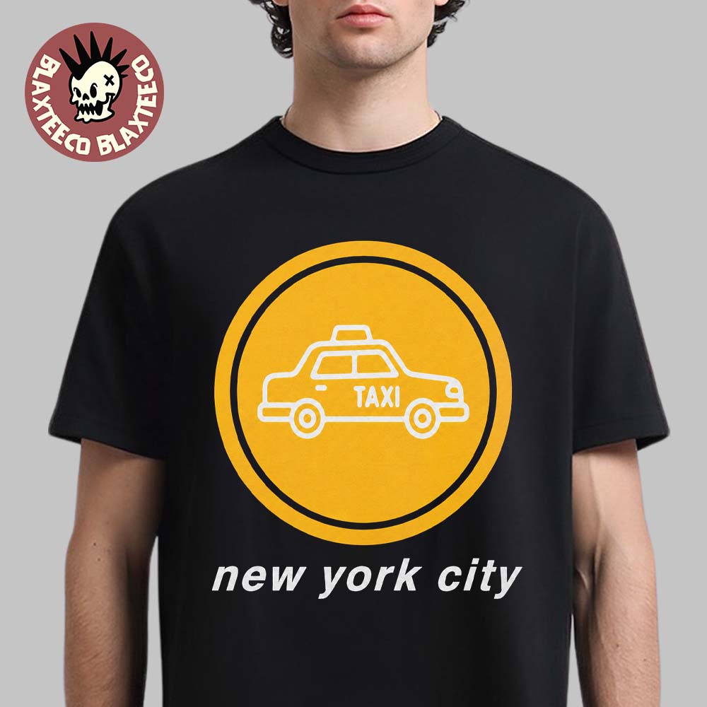 Blink-182 2026 Take Off Your Pants and Jacket Anniversary Pop Up Shop Merch New York City Taxi T-Shirt