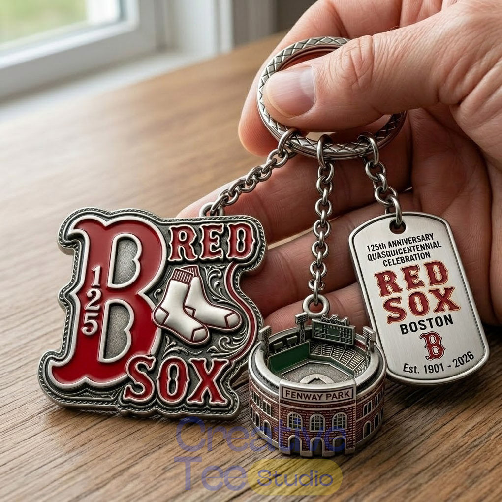 Boston Red Sox 125th Anniversary Keychain