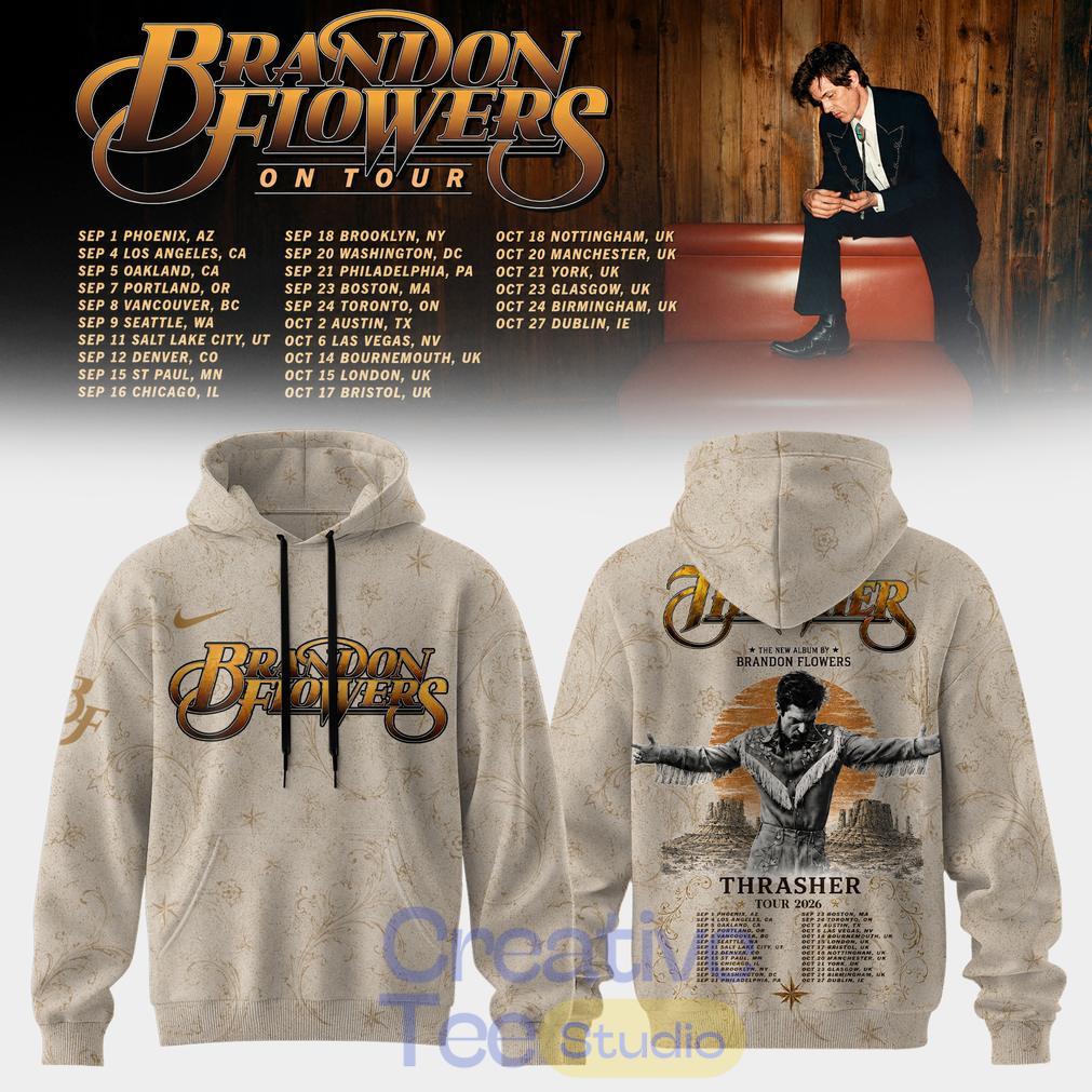 Brandon Flowers On Tour 26 Hoodie Edition