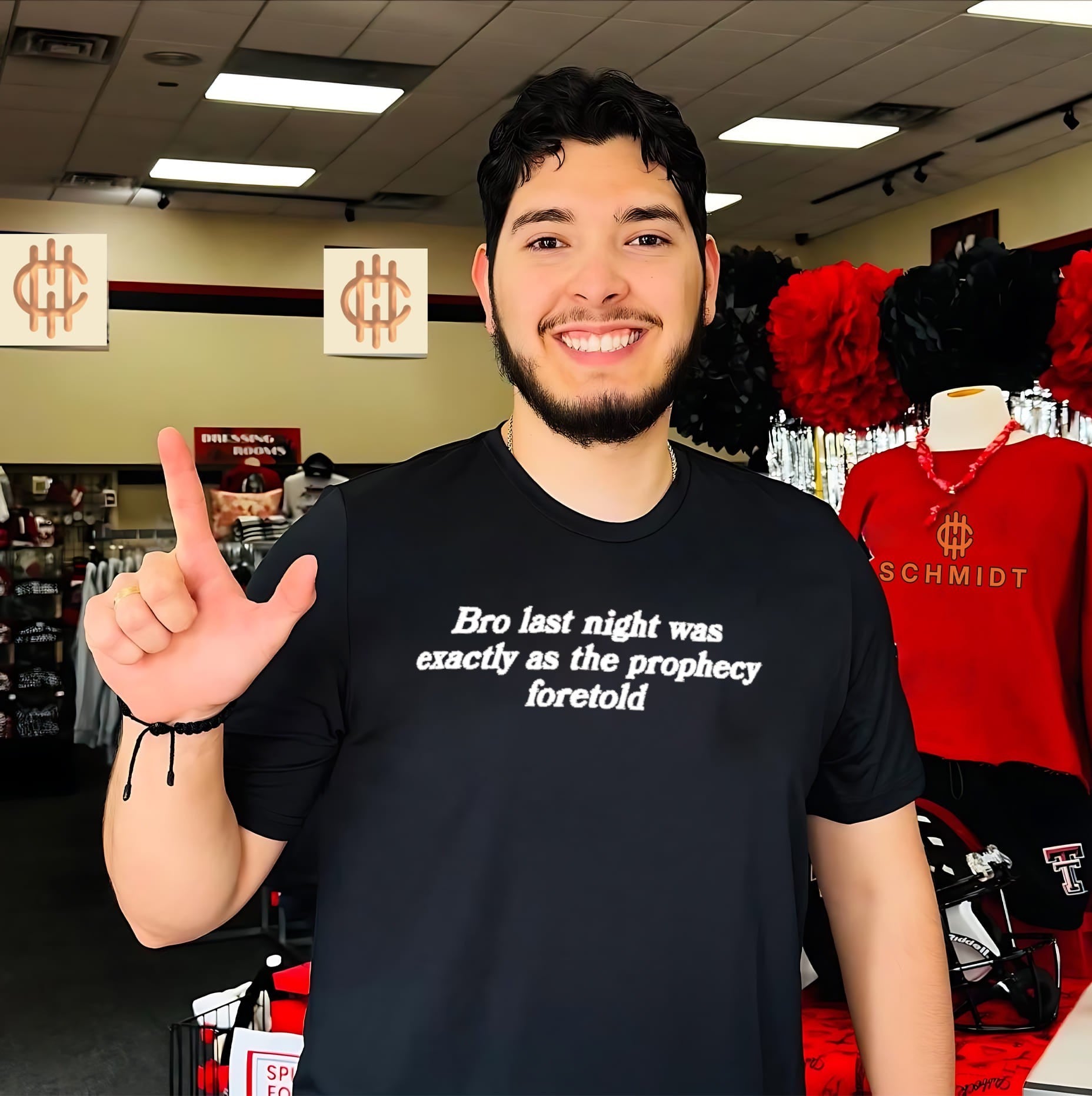 Bro Last Night Was Exactly as the Prophecy Foretold shirt