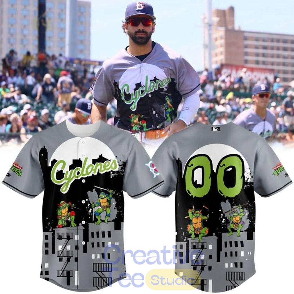 Brooklyn Cyclones 2026 TMNT Custom Baseball Jersey