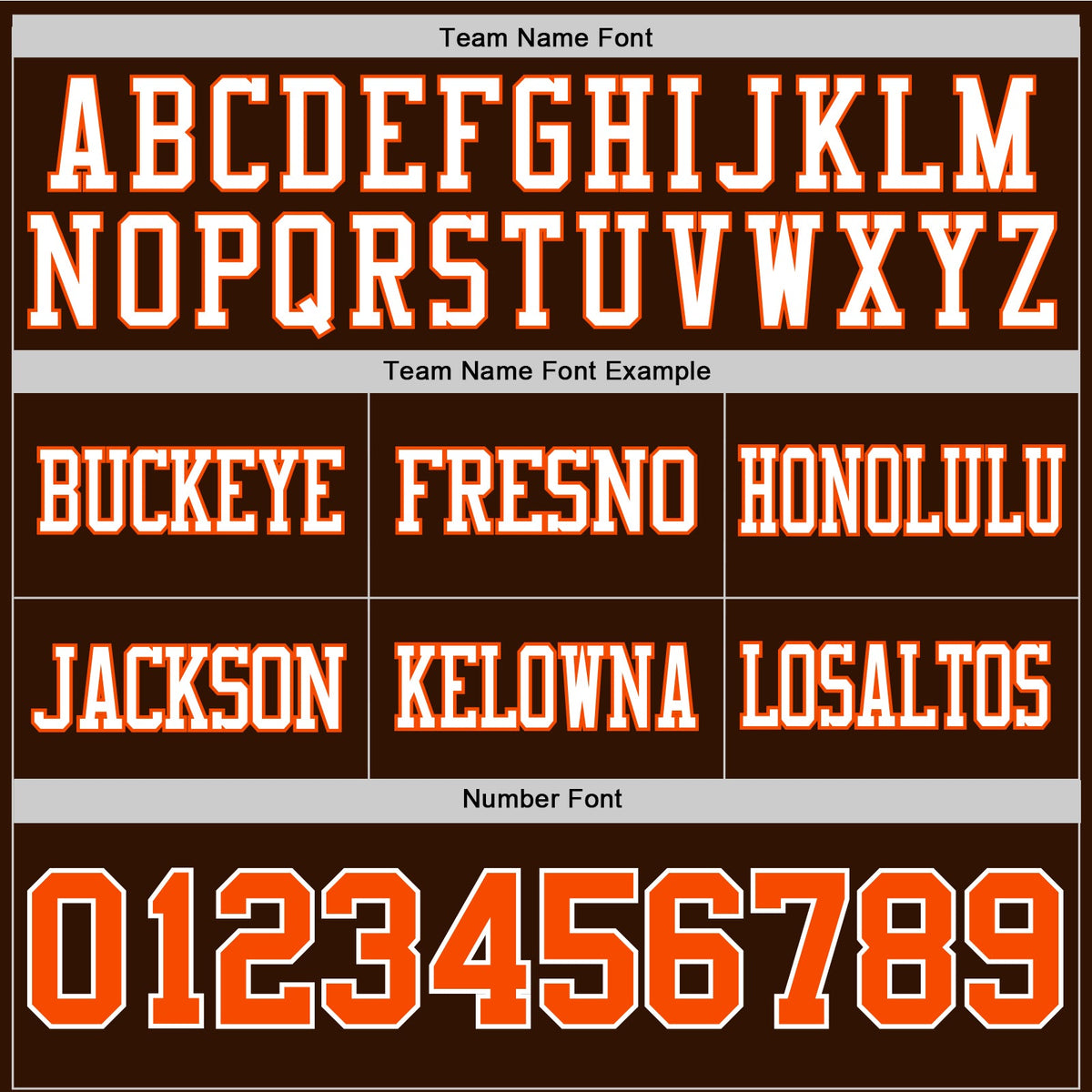 Custom Brown Orange-White Authentic Football Jersey
