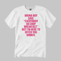 Bruna Boy Said Everybody Go Chop Breakfast Shirt