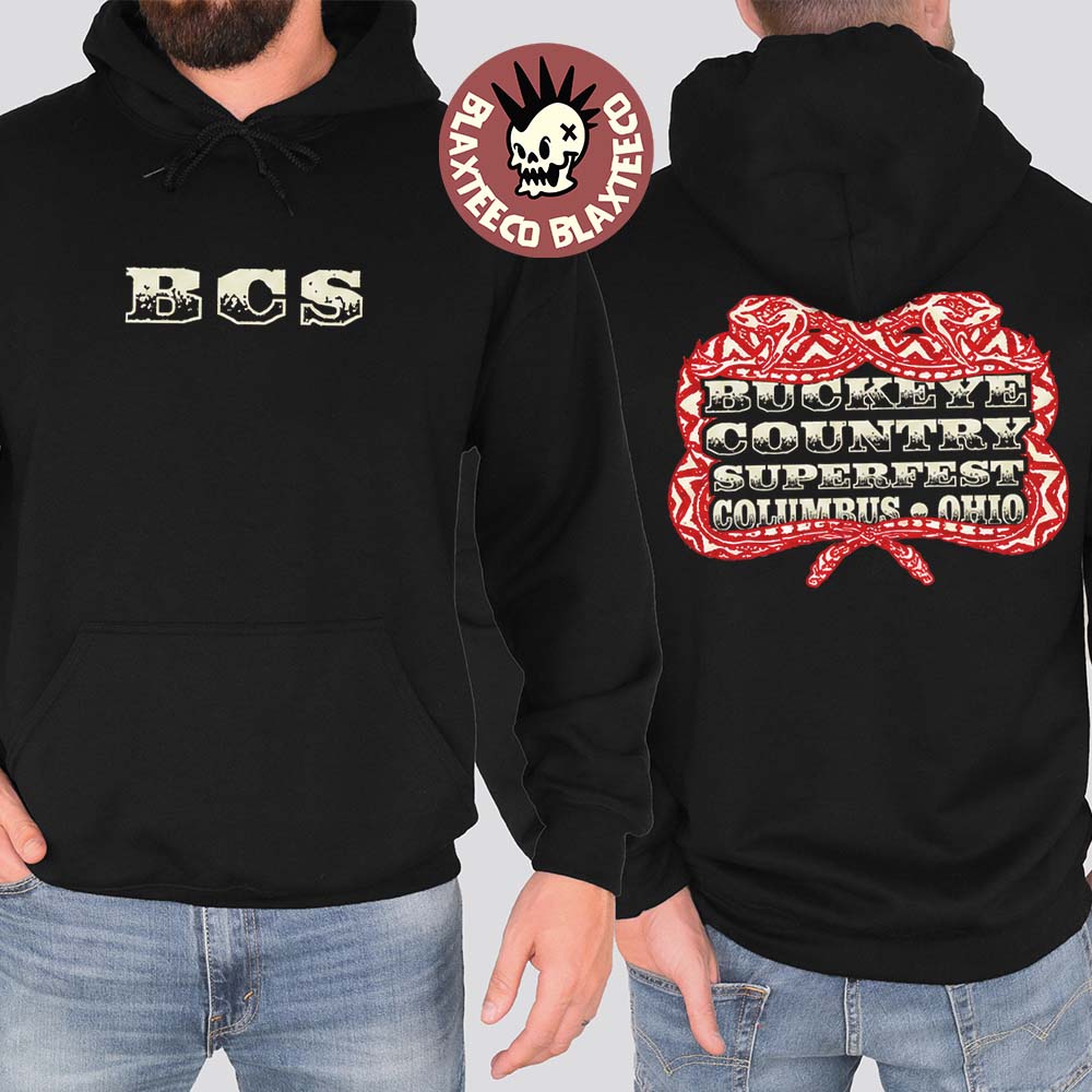 Buckeye Country Superfest 2026 Exclusive Merchandise In Columbus Ohio At Ohio Stadium On June 13 2026 Logo Hoodie