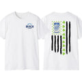 Busch Light Flag Shamrocks St. Patrick'S Day American Flag T-Shirts