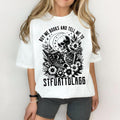 Buy Me Books Tell Me STFUATTDLAGG Book Lover Librarian Funny Skeleton Book Dark Academia T-Shirts