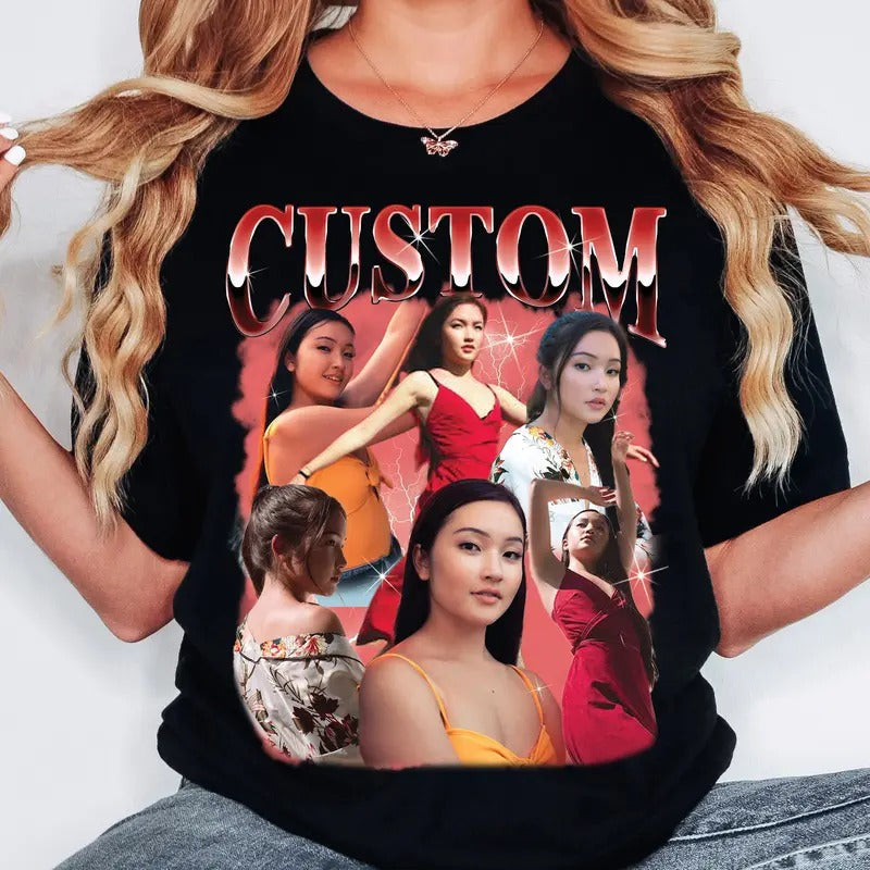 CUSTOM Bootleg Rap Shirt Custom Your Own Idea Bootleg Shirt Insert Your 90S Rap Shirt Valentine T-Shirts