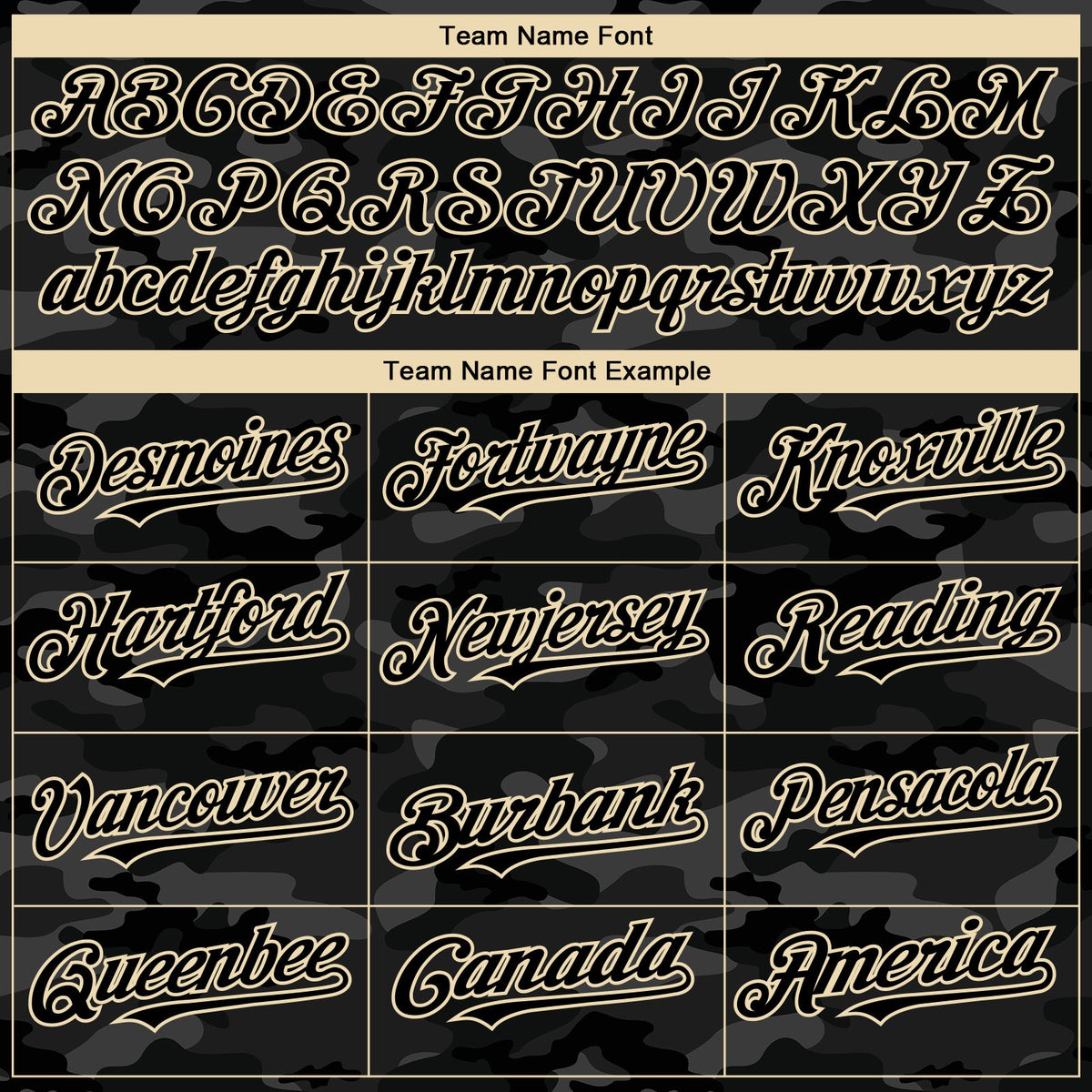 Custom Camo Black-Cream 3D American Flag Authentic Salute To Service Baseball Jersey