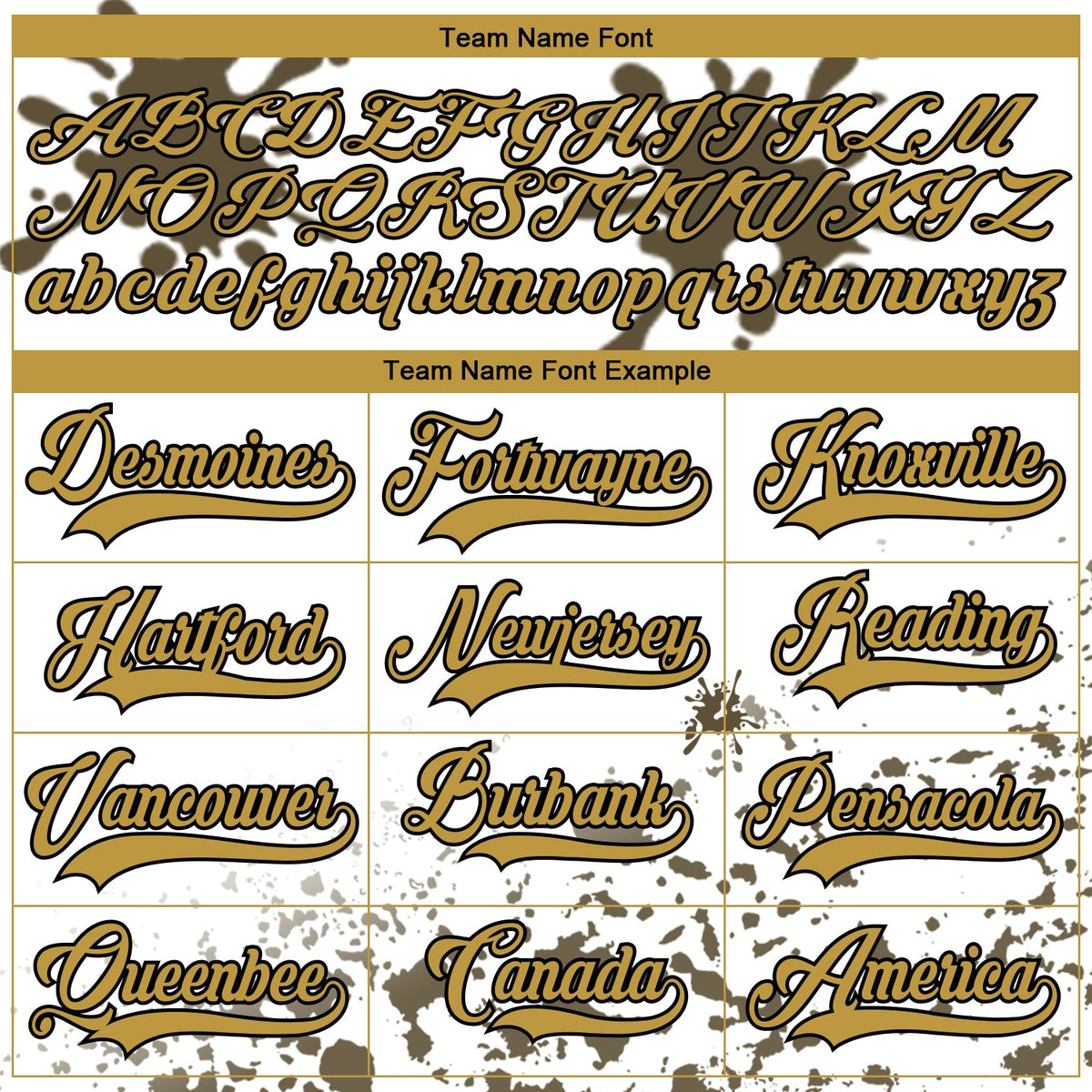 Custom Camo Old Gold Olive Black-White Splash Hockey Lace Neck Jersey