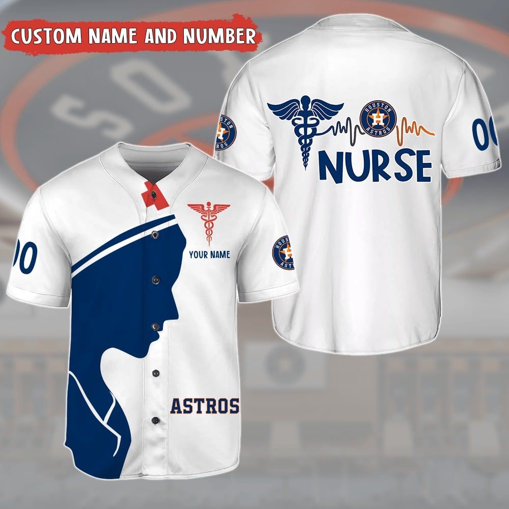 Caring Hearts Astros National Nurses Day Jersey - Grishko.com