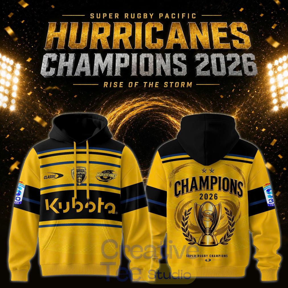 Carolina Hurricanes 2026 Super Rugby Pacific Champions Cup Limited Hoodie