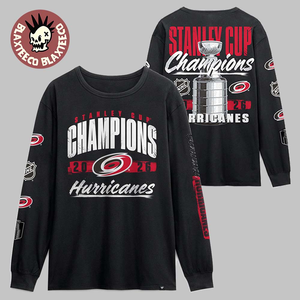 Carolina Hurricanes Fanatics 2026 Stanley Cup Champions Long Sleeve T-Shirt