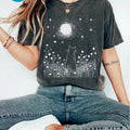 Cat Mom Shirt Cat Lover Comfort Colors Cat Shirt Mom Traditional Womenswear Collar Cotton Fabric Top T-Shirts