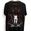 Chainsaw Man Anime Manga Denji Aki Power Black T-Shirts