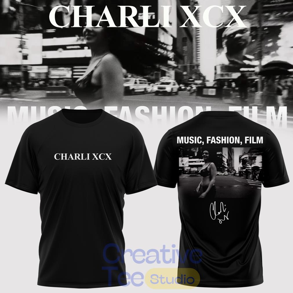 Charli XCX “Album Music, Fashion, Film” T-Shirt