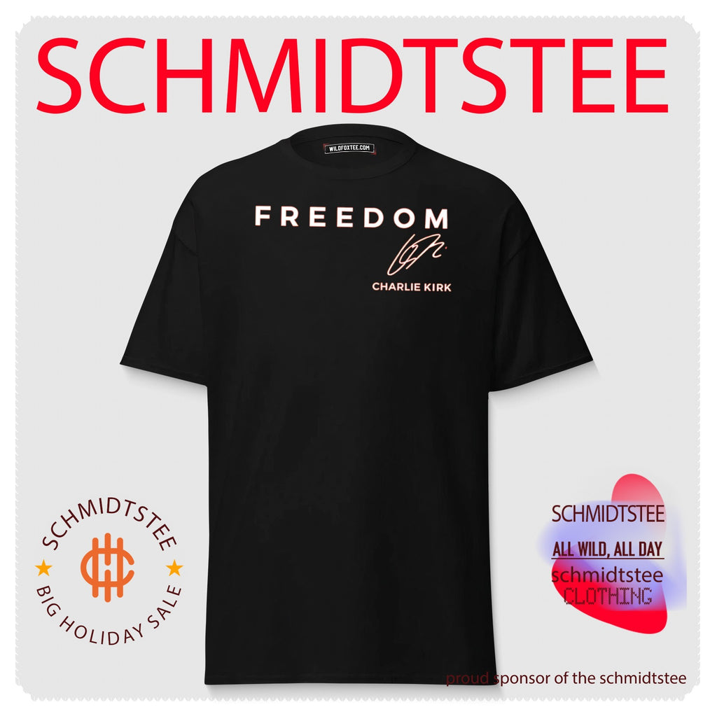 Charlie Kirk Red Freedom signature shirt