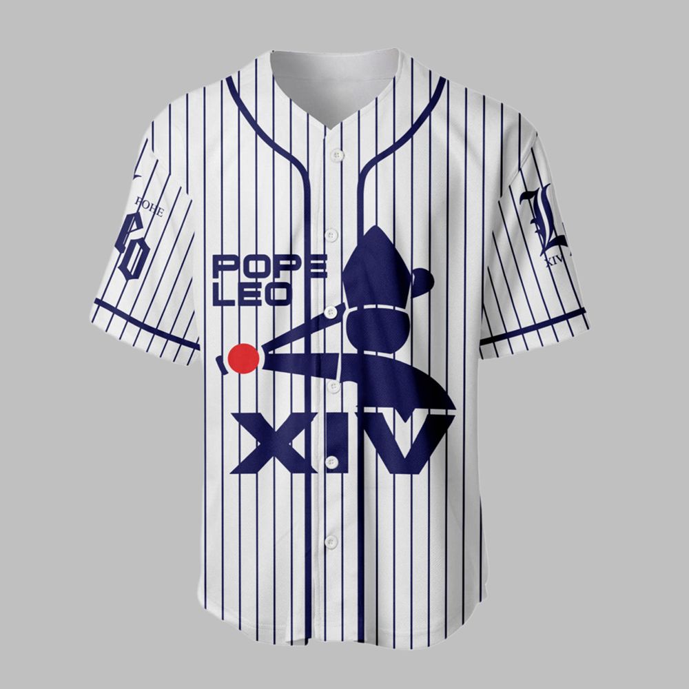 Chicago Pope Leo XIV Da Pope Baseball Jersey - Grishko.com