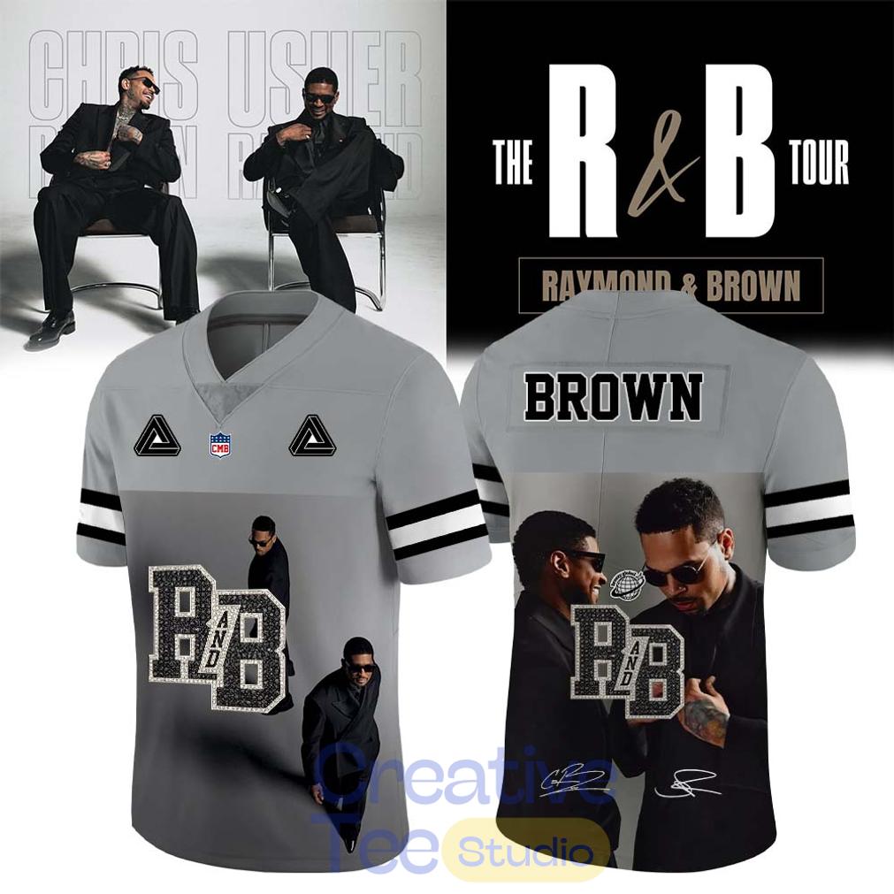 Chris Brown R&B Tour Special Football Jersey