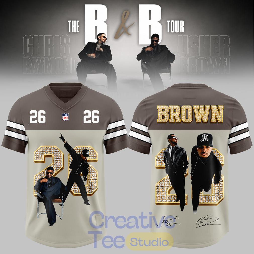 Chris Brown – The R&B Tour 2026 Exclusive Football Jersey