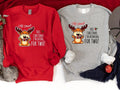 Baby Reveal Party Oh Deer! This I'M Drinking Two Parents Be Xmas I'M Eating Two Baby Announcement T-Shirts