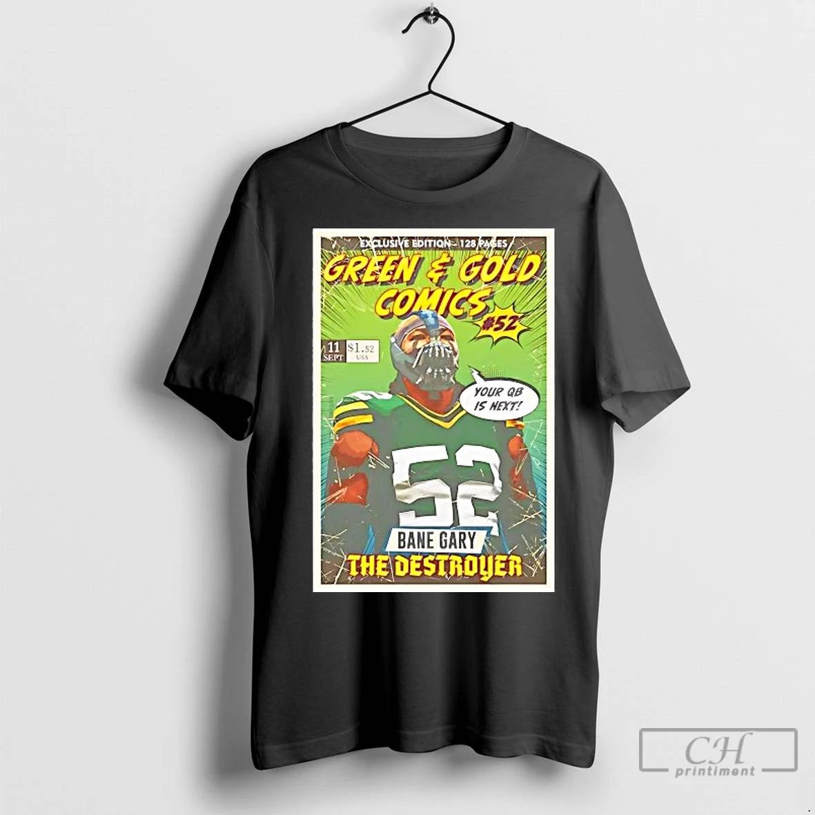 Classic Bane Gary The Destroyer Green And Gold Comics Green Bay Packers