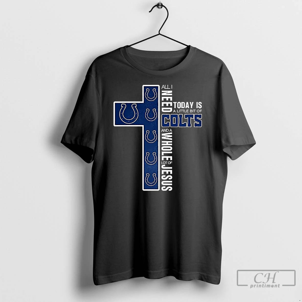 Classic Indianapolis Colts Football I Need A Lot Of Jesus Cross Christian