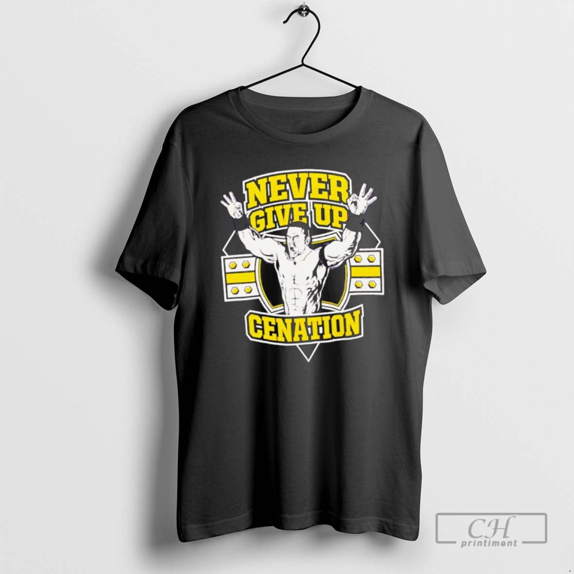 Classic John Cena Never Give Up Cenation Graphic Shirt Sweater