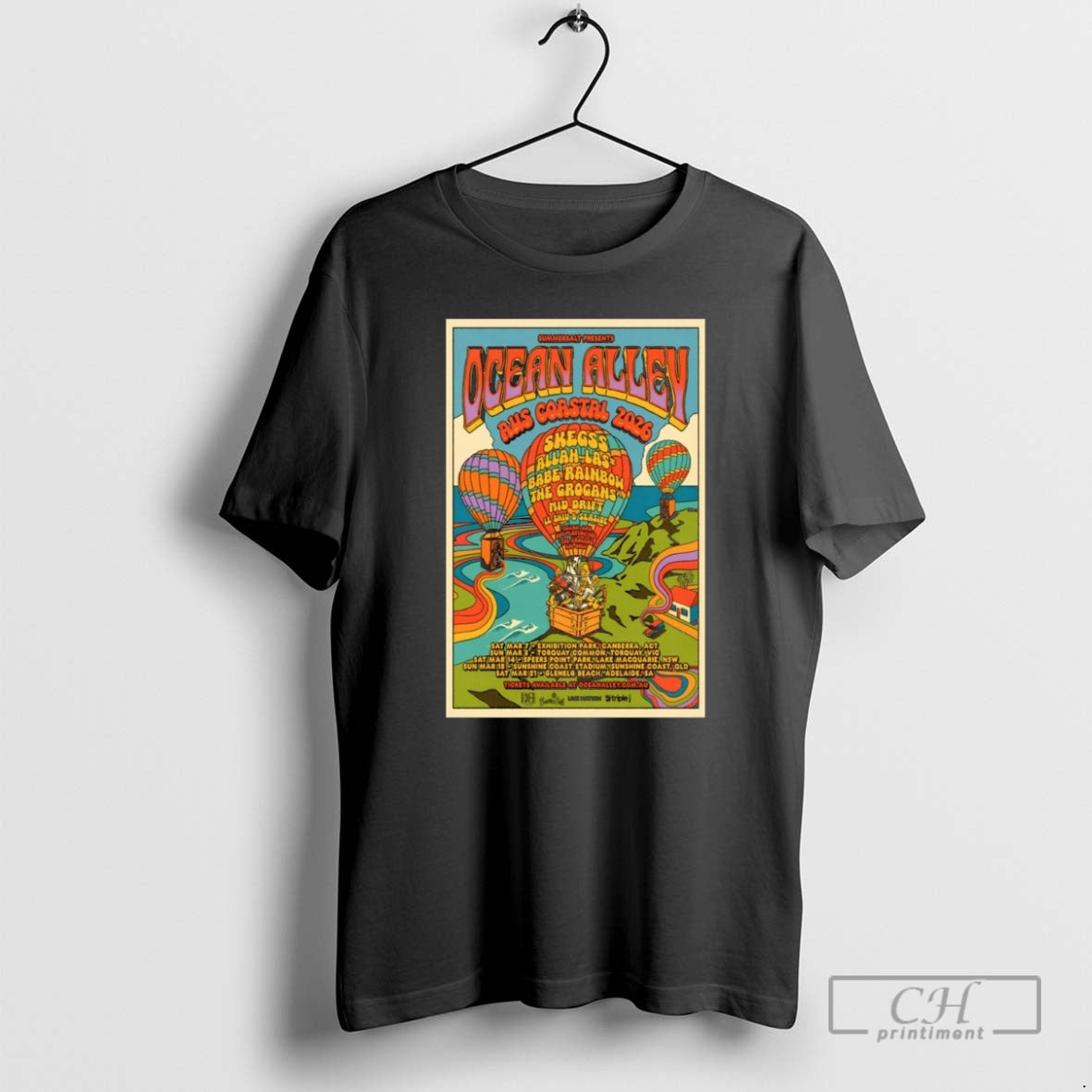 Classic Ocean Alley 2026 Australian Coastal Tour Shirt Sweater