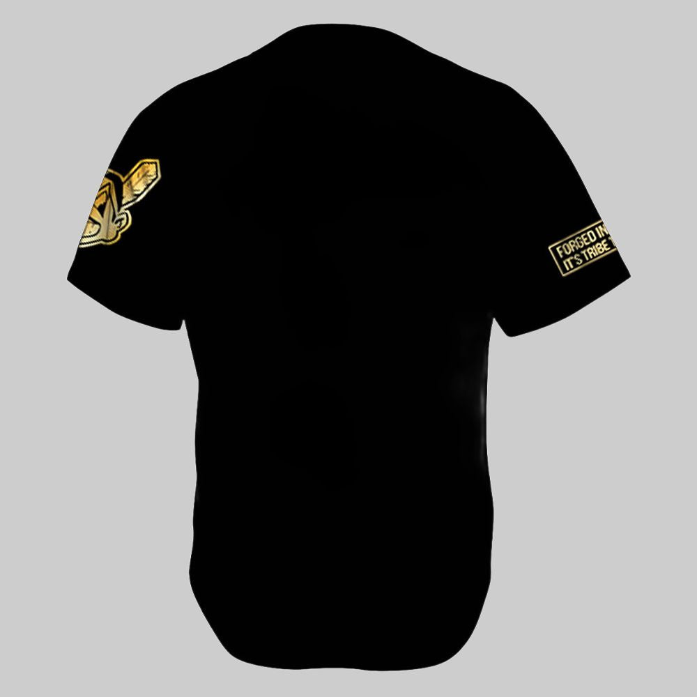 Cleveland Indians Gold Gothic 2025 Jersey - Grishko.com
