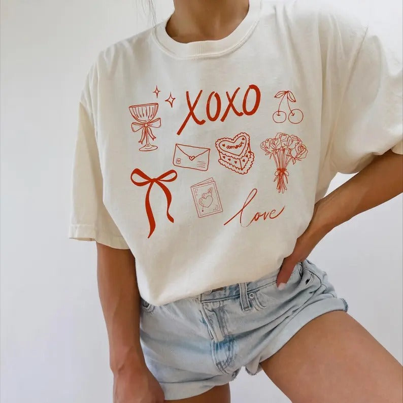 Comfort Colors Xoxo Her T-Shirts