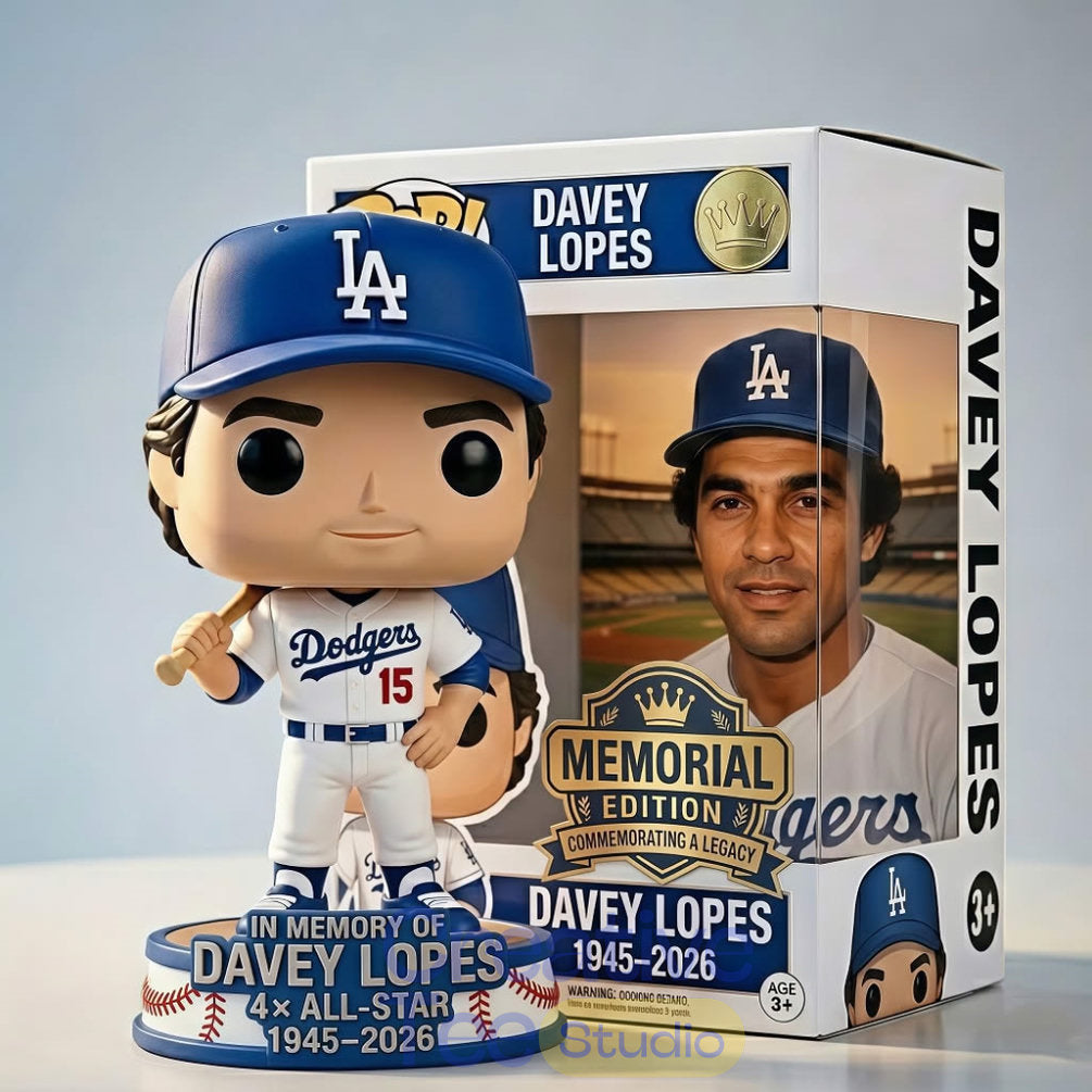 Commemorative Davey Lopes Dodgers Pop Figure Memorial Edition