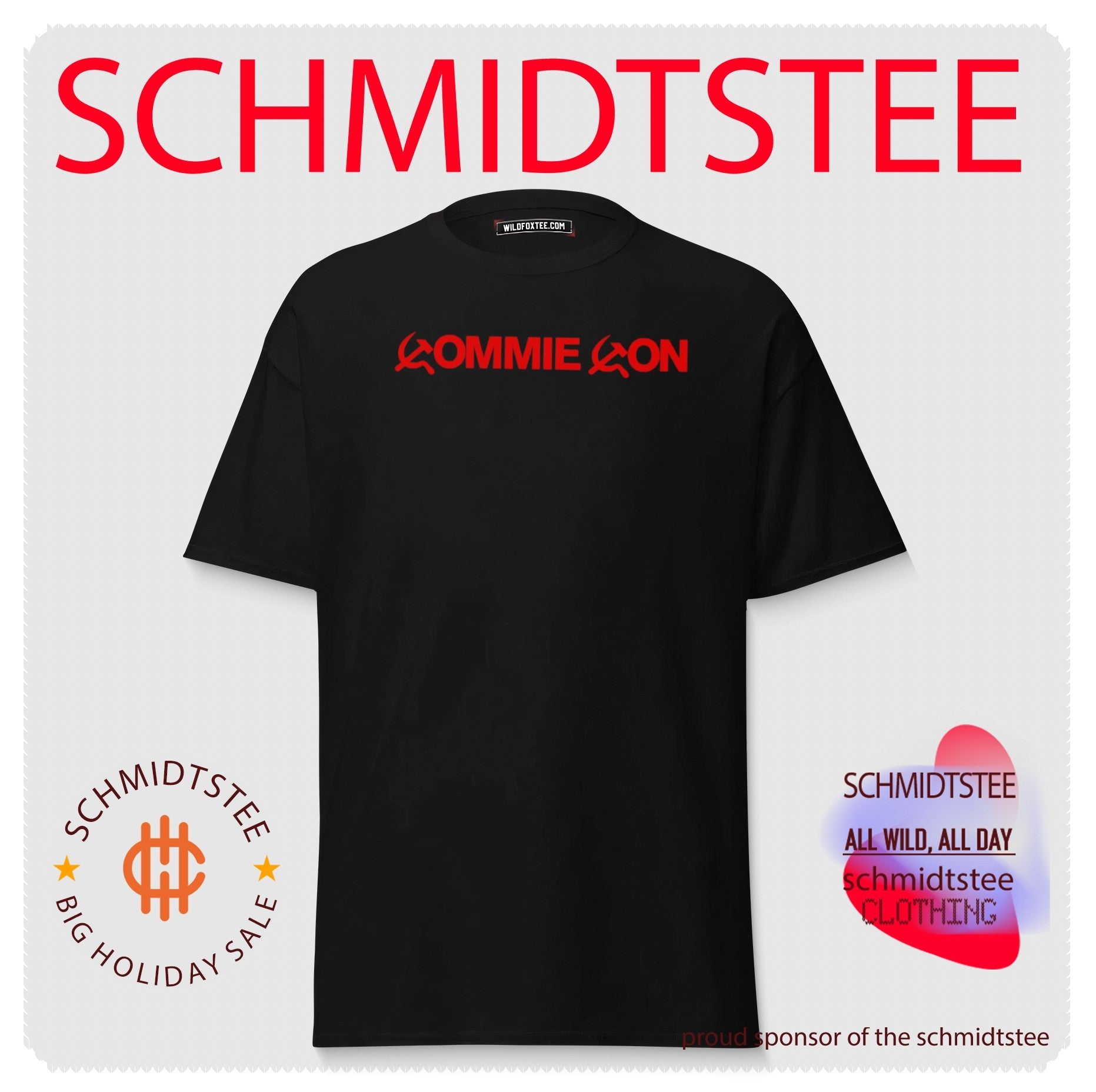 Commie Con Communist Hammer and Sickle Political Satire shirt