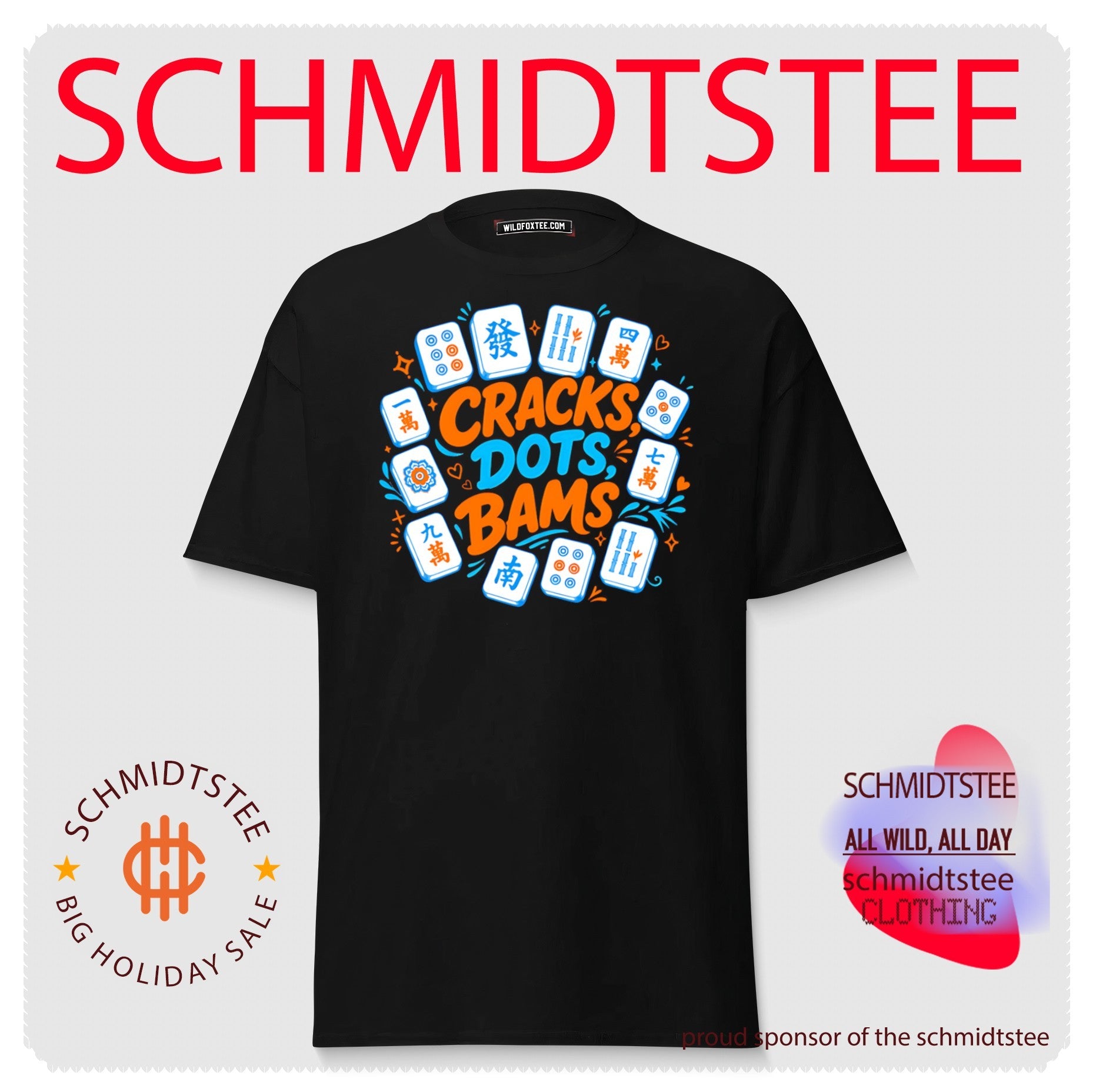 Cracks Dots and Bams Mahjong Tiles Mah Jongg shirt