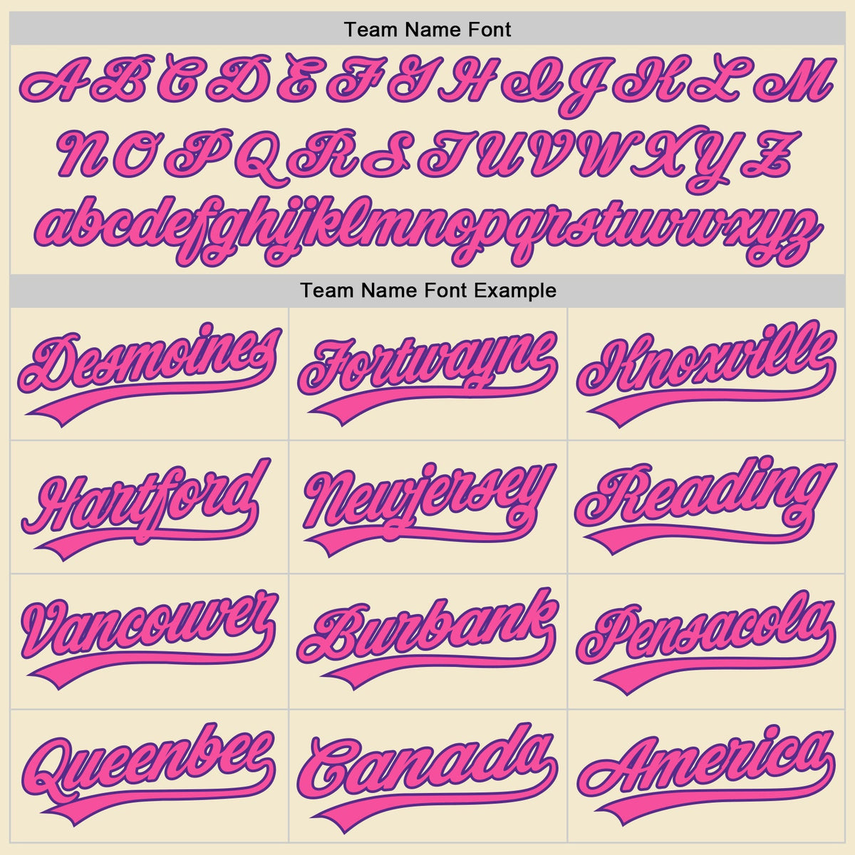 Custom Cream Purple Pink-Black Authentic Throwback Baseball Jersey