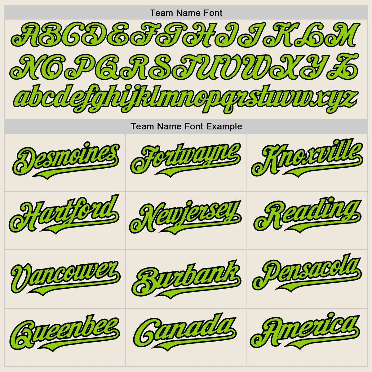 Custom Cream (Black Neon Green Pinstripe) Neon Green-Black Authentic Baseball Jersey