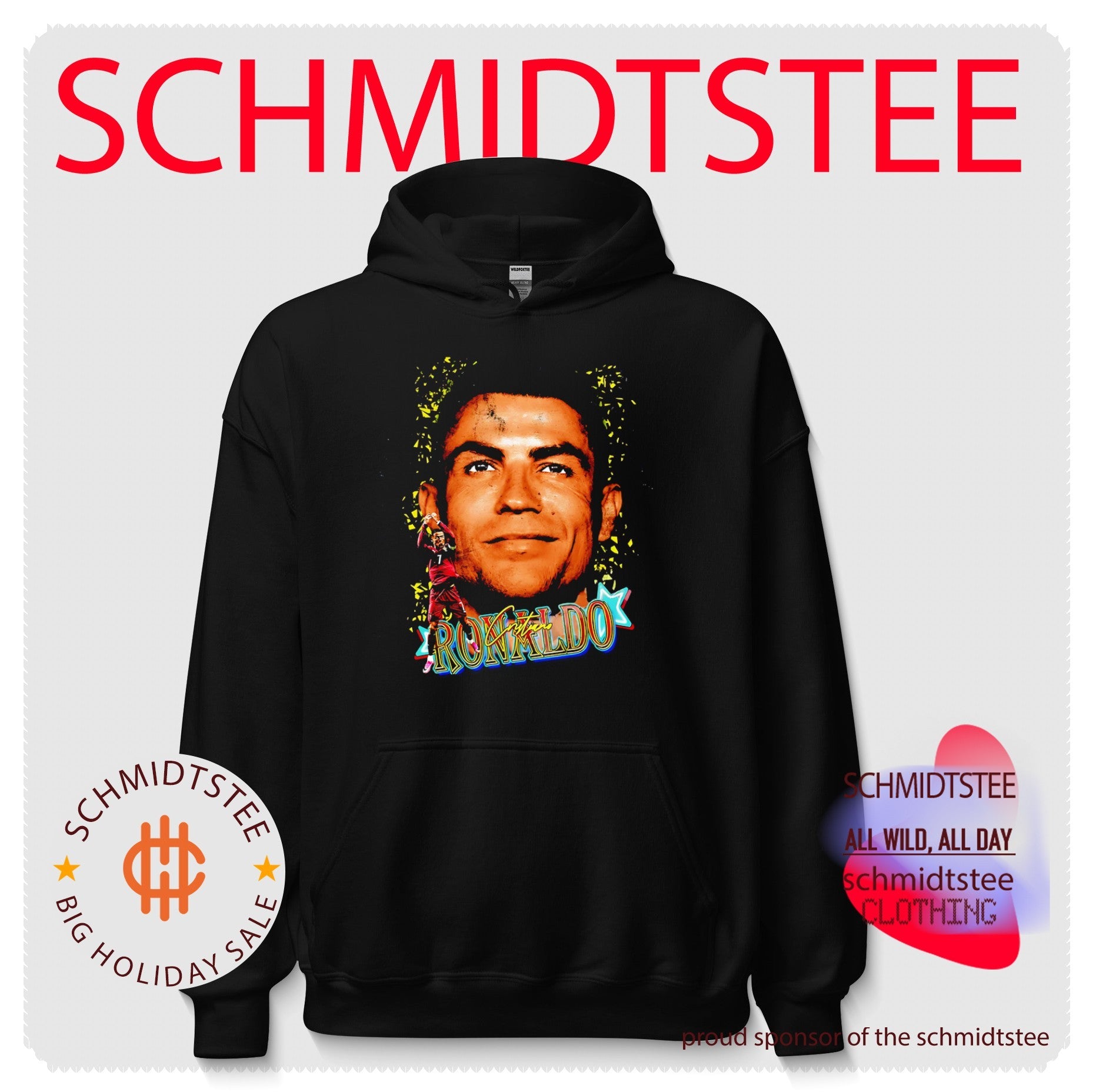 Cristiano Ronaldo Portugal National Team Retro Collage shirt