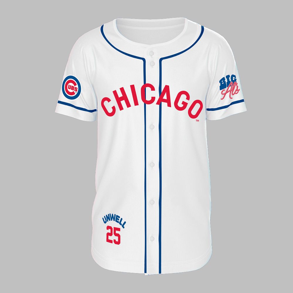 Cubs Big Al's Takeover Jersey Giveaway 2025 - Grishko.com