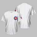 Cubs Custom White Baseball Jersey - Grishko.com
