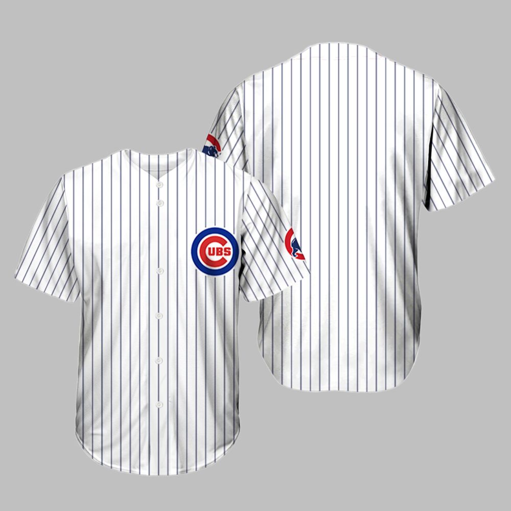 Cubs Custom White Baseball Jersey - Grishko.com