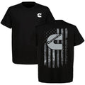 Cummin American Flag 2 Sided Shirt Car Parts Shirt Car Enthusiast Casual Cotton Top Menswear Car Parts Short Sleeve T-Shirts