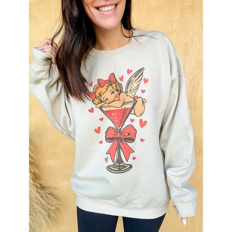 Cupid Martini Top T-Shirts