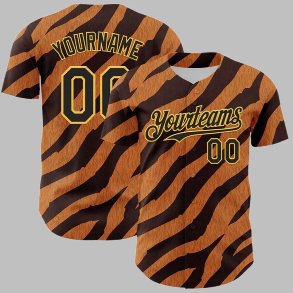 Custom Pattern Rave Party Animal Tiger And Leopard Print Jersey - Grishko.com