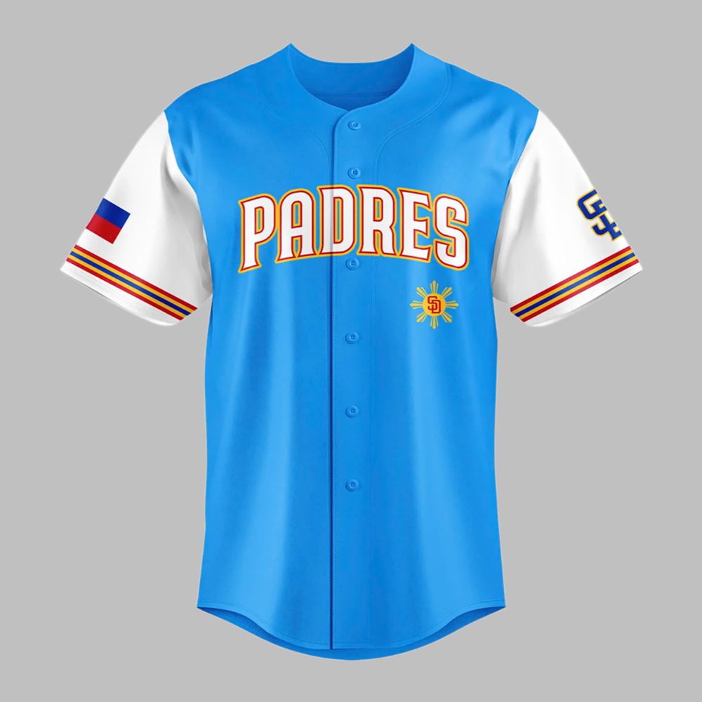 Custome Padres Filipino Heritage Night Jersey 2025 - Grishko.com