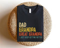 Dad Grandpa Great Grandpa Shirt Grandpa Shirt Grandpa Grandpa Grandpa Grandkids T-Shirts