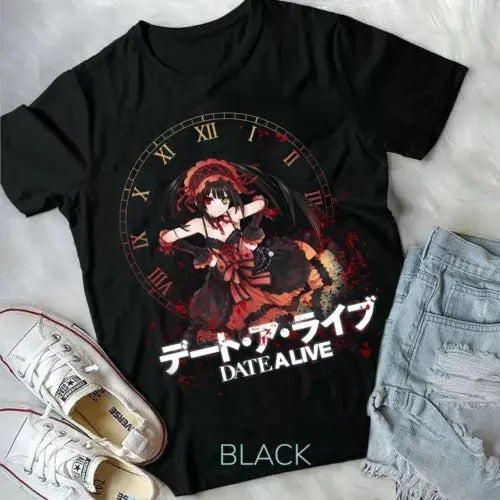 Date Live Tohka Yatogami 2022 New Tohka Tenka Anime Girl Shirt T-Shirts