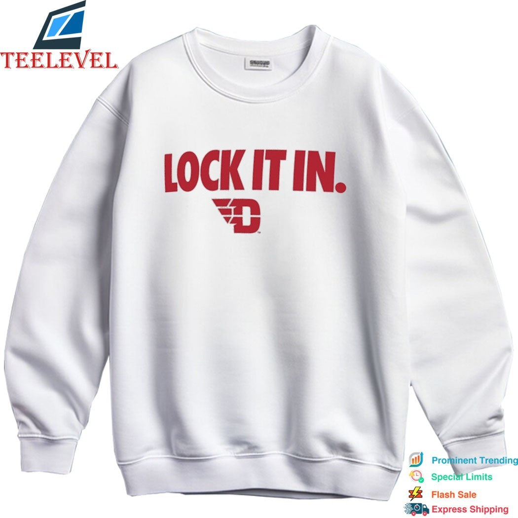 Dayton Flyers Lock It In  T-Shirts