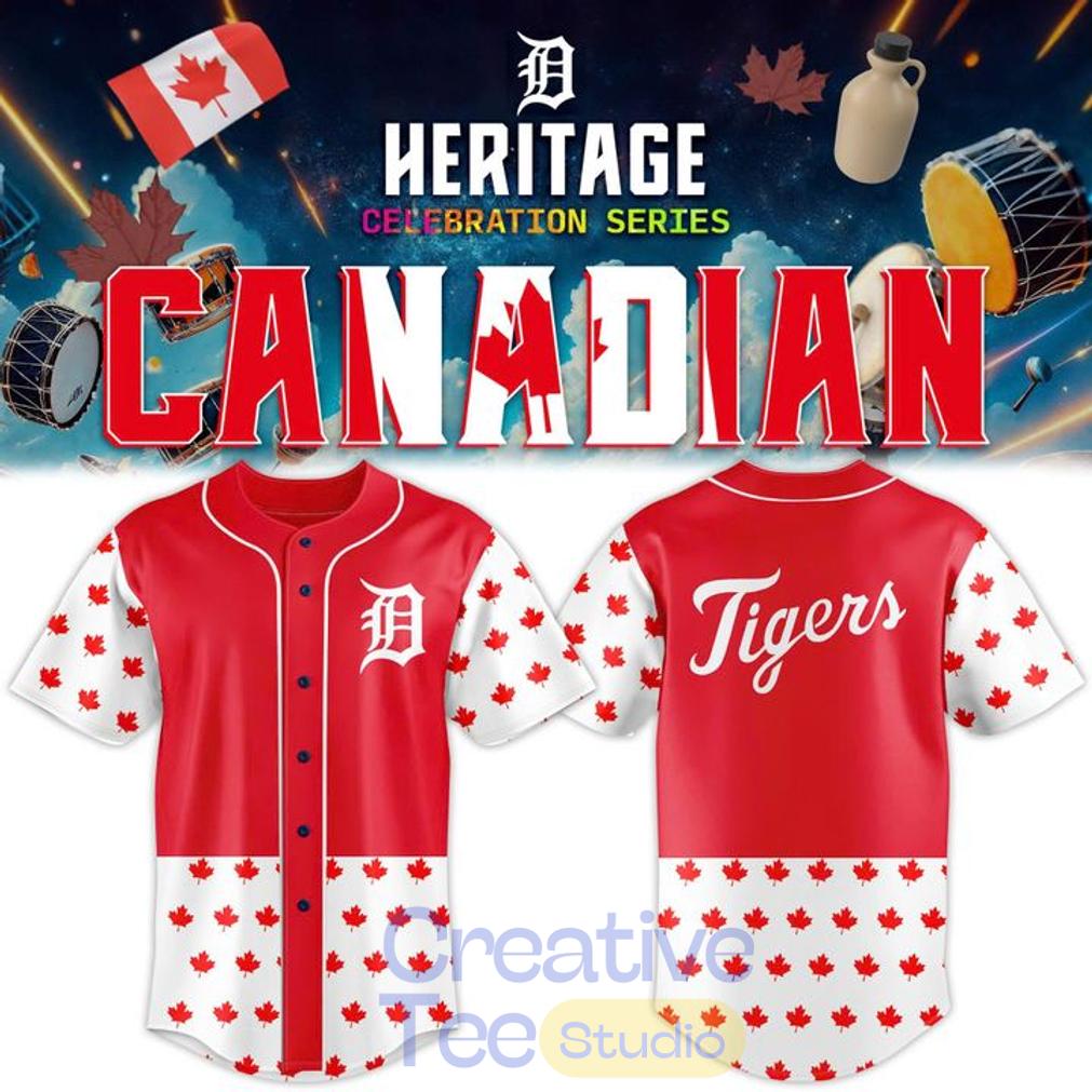 Detroit Tigers 2026 Canadian Heritage Baseball Jersey